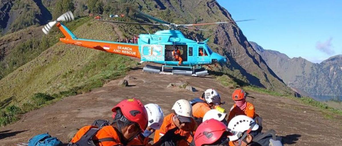 WNA Malaysia Cedera di Rinjani Dievakuasi ke Bali